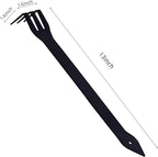 Bonsai Rake, Bonsai Tree Tools,3-Prong 304 Stainless Steel Garden Rake for Bonsai Repotting, Soil Aeration, and Routine Maintenance