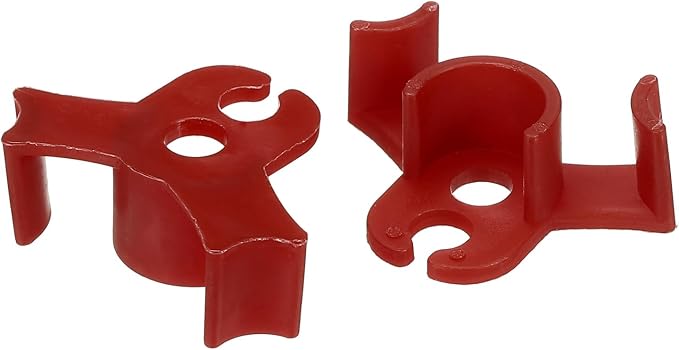 PATIKIL 90 Degree Plant Bender, 30 Pcs Plastic Plant Stem Training Clips for Low Stress Training, Red