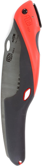 FELCO 604 Folding Pruning Saw –Curved Pull-Stroke Saw for Tree Trimming & Elevated Cut | Tree Branch Cutter | Folding Handsaw with Chrome-Plated 10" Blade, Non-Slip Handle, Blade Lock, Swiss Precision