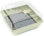 Jiffy Seed Starter Tray Kit - Self-Watering, High Germination Rate, Seedling Tray - 2 Pack, Peat/Plastic