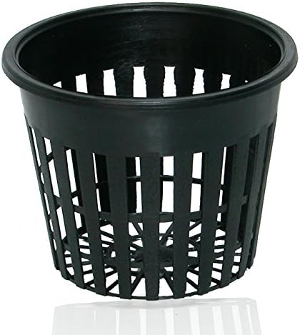 9GreenBox - 3 Inch Round Orchid/Hydroponics Slotted Mesh Net Pot - 20 Pack