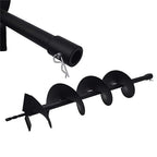 6-inch Auger Bit 3/4-inch Inside Diameter Gas Driven Auger Bit for Rear Fence Hole Digger