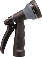 Orbit 26382 Coil Garden Hose, 25 Feet, with 8-Pattern Hose Nozzle (Gray) (Pack of 2)
