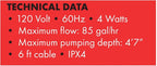 Aquagarden, Pond Air Pump Kit, Outdoor Weather Proof air Pump, Twin Outlet Pond Oxygenator, Inc 2 Air Stones & 2 Air Lines, 85 gal/hr Flow Rate, Economical to Run, for Standard Ponds