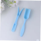 YARNOW 12Pcs Mini Gardening Tool for Succulent Plants Durable Blue Gardening Accessories for Home and Store Use Flower Growing Supplies for Enthusiasts