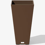 Veradek V-Resin Indoor/Outdoor Taper Planter (30 inch, Espresso)