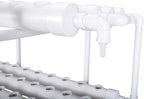 Hydroponics Growing System Kit,108 Plant Sites 3 Layers Food-Grade PVC-U Pipes Hydroponic Grow Kit Gardening System with Water Pump, Timer,Net Pots and Sponge for Vegetables,Fruits,Herb