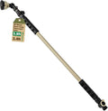 RESTMO Extra Long All Metal Telescoping Watering Wand, 180° Adjustable Ratcheting Head | 4 Spray Patterns | Thumb Flow Control, Perfect Garden Hose Sprayer to Water Hanging Baskets, Shrubs