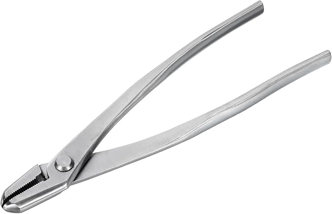 HARFINGTON Bonsai Jin Pliers 8.7 Inch 220mm Bonsai Tool Wire Plier Branch Cutter Gardening Pruner for Branch Cutting, Silver