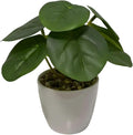 Kiko Artificial Plant-Eucalyptus -9 PCS in White Melamine Pot Fake Table Plant Greenery Potted Plants for Office, Living Room, Dinner Room, Shopping mall,Artificial Plant for Indoors