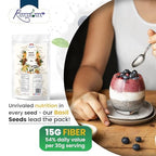 Basil Seeds (Tukmaria) | Edible HolyBasil Seeds USDA Organic | More Fiber Than chia | Plant Based, Keto, Paleo, Vegan, prebiotic (8, Basil seeds)