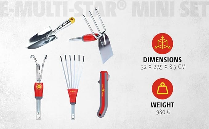 Wolf-Garten P262 LU-Z/LA-M/LD-M/LN-M/ZM30 Multi Star Mini Set Red