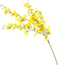 LIOOBO 3 Forks Artificial Dancing Orchid Flower Branches - Decor for Weddings and Living Rooms - Perfect for Floral Arrangements and Indoor Decoration