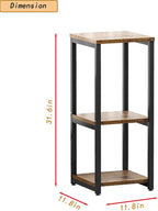 Plant Stand Indoor Corner Tall 3 Tier Metal Modern Flower Storage Plant Shelf Holder for Living Room Balcony Garden,Black (3 Tier-Black)