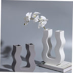 Zerodeko Realistic Fake Phalaenopsis Orchid Stem for Home Decor Vivid Artificial Arrangement for Living Room Bedroom and Dining Table Stylish Faux Floral Decoration