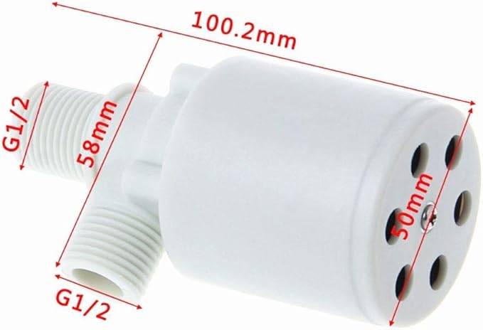 Automatic Water Level Control Valve - Float Valve for Water Tower, Solar Energy, Livestock Pond, Aquarium & Irrigation (1/2" Type Above)