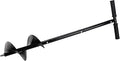 RealPlus Hand Auger Post Hole Digger 6" x 33" Garden Hole Digger Tool Large Manual Earth Auger Drill for Deep Cultivating Seedlings Planting Trees