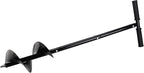 RealPlus Hand Auger Post Hole Digger 6" x 33" Garden Hole Digger Tool Large Manual Earth Auger Drill for Deep Cultivating Seedlings Planting Trees