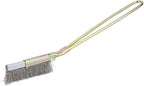Curved/Straight Head Steel Soft Bonsai Brush - Garden Cleaning Tool - Perfect for Gentle and Effective Cleaning of Bonsai Trees and Plants(Straight Head)