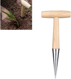 Plant Hole Digger for Planting - Handheld Seed Dispenser Tool, Seed Dibber Gardening Tool, Handheld Digger Garden Seeds Planting Tools for Plantings Tulip Daffodil Saffron Vegetable Seeds (1pcs)