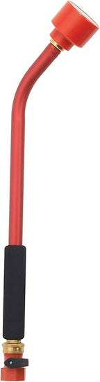 Dramm Sunrise Soft Rain Watering Spray Wand – 16” Long, Red – Gentle Full-Flow Spray with Shut-Off Valve & 8” Foam Grip – Lightweight & Durable for Gardens, Hanging Baskets & Planters