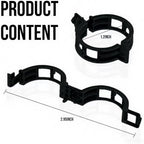 Plant Support Clips Plastic Tomato Clips Plant Clips for Climbing Plants Clear Grape Tomato Vine Trellis Clips for Garden Vegetables Plants Flower Grow Fixing (300, black)