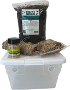 BugzyBugs 16 Quart Bioactive Vivarium Starter Kit All-in-One Accessory & Breeding Setup for Isopods, Crustacean,Springtails, Reptiles & Amphibians