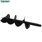 8-in Earth Auger Drill Bit, Garden Plant Flower Auger Rapid Planter Compatible Gas Powered Post Fence Hole Digger with 3/4 Shaft