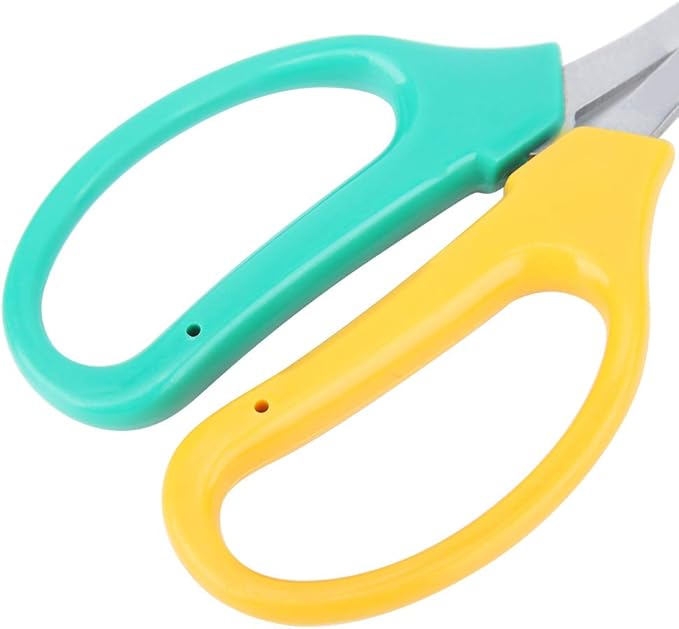 Kikumi Garden Shears with Long Handle, Curved Blade, Grape Scissors, Stainless Steel Bonsai Scissors, Scissors for Picking Fruit Branches