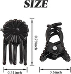GXXMEI 400PCS Plant Clips, Orchid Clips Plant Orchid Support Clips Flower and Vine Clips for Supporting Stems Vines Grow Upright Dark Brown