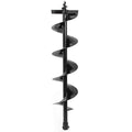 XtremepowerUS Replacement Auger Bit 6" inch for Post Holes Earth Digger Planting Drill Fence Hole Maker Machine Shaft Size 3/4"