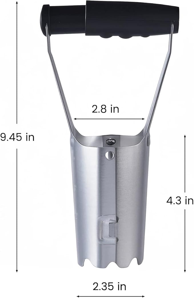 Toresano Bulb Planter, Bulbs Transplanter Designed for Automatic Soil Release with Depth Marker for Dgging Holes and Planting Tool for Tulips, Daffodils, Dahlias