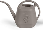 Rehab & Recovery Plastic Watering Can - for Indoor and Outdoor Plant - 1/2 Gallon - Coffee Color