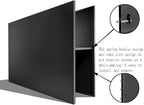 38" L x 13" W x 30" H Metal Tall Rectangular Planter - Large Planter Box for Outdoor Patio/Porch Modern Design for Plants, Flowers, Garden,Spliced Flower Pot (White)