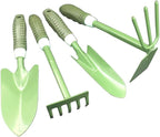 4PCS Mini Garden Tools Sets Durable Gardening Hand Tool Ergonomic & Rust Resistant for Women Kid Men Gardener
