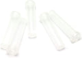 RuiLing 50pcs Transparent Flower Nutrition Tube Plastic Water Tube with Cap to Keep Flower Fresh for Wedding Event Arts Crafts Floral Hydroponic Container 72x18mm