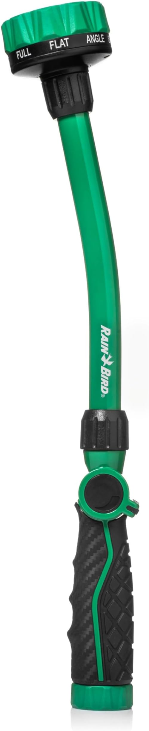 Rain Bird TCNZL8PWAND16 16" Watering Wand Garden Hose Nozzle, Thumb Control, Carbon Fiber Texture, 8-Pattern