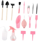 16pcs Succulent Gardening Tool Set Sprayer Trowel Pruners Brush for Home Professional Planting