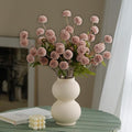 Fake Flowers Artificial Flowers Room Decor Aesthetic Table Decor (Grey)