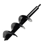 Auger Drill Bit for Planting 3.5 x 16 Inch, Garden Spiral Bit Bulb Planter Tool Drill Auger for Planting Bulb, Bedding Plant, Post or Umbrella Hole Digger for 3/8" Hex Drive