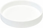 1 Pack 10 inch Plant Saucer Drip Tray, Heavy Sturdy Plastic Planter Flower Pot Drainage Tray Plate Saucers for Indoor Outdoor Garden, Plant Water Drip Trays for pots Base (10", Creamy White)