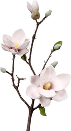 Artificial Flowers for Decoration,Simulated Flowers Simulation Big Magnolia Artificial Flower Orchid Fake Flowers Plant Living Room Home Wedding Decoration(Light Purple)