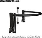HOZOE Aquarium Floating Plant Corral, Intercepting Floating Plants from Filters and Heaters, Adjustable Height with Water Level, Can Be Used to Framed and Frameless Aquariums. (Style 1)