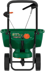 Scotts Turf Builder EdgeGuard DLX Broadcast Spreader - Spreader For Lawn Fertilizer, Weed & Insect Control, Grass Seed, and Ice Melt, Holds Up To 15,000 sq. ft. of Product