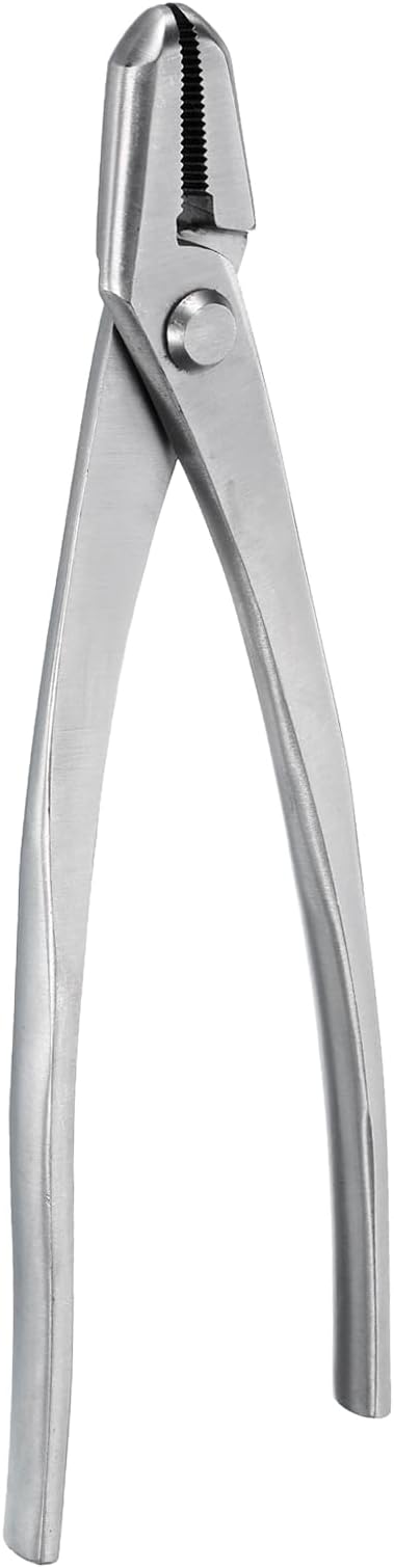 HARFINGTON Bonsai Jin Pliers 8.7 Inch 220mm Bonsai Tool Wire Plier Branch Cutter Gardening Pruner for Branch Cutting, Silver
