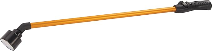 Dramm One Touch Rain Wand Watering Wand – 30 Inch Garden Watering Wand with Thumb Control Valve – Gentle Shower Spray for Plants, Flower Beds & Hanging Baskets – Orange