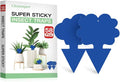 58 Pack Flying Insect Traps for Plants – Blue Sticky Traps for Fungus Gnats, Flies & Flying Bugs, Indoor Outdoor Flying Bug Catcher for Pots, Garden & Kitchen, Non-Toxic, Odorless, Kid & Pet Safe
