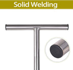 HiHydro Soil Sampler Probe Stainless Steel Tubular T-Style Handle Soil Test Kits Satisfying The Sampling Depth of Agriculture Forest(B)