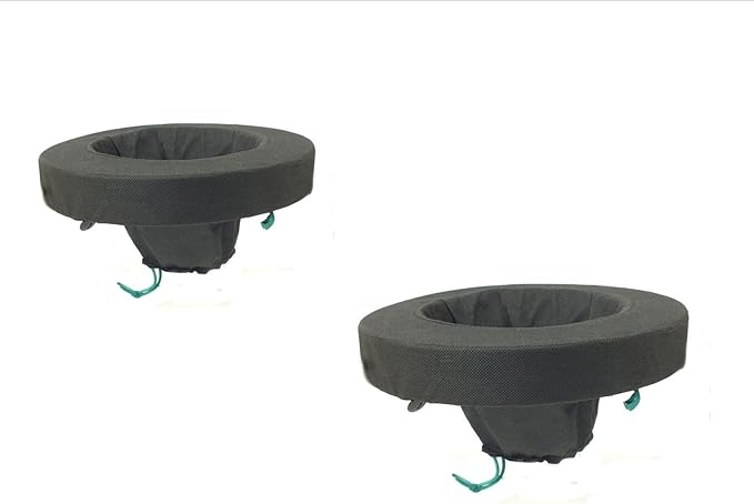 PondH2o 14" Round Floating Aquatic Water Garden Pond Planter Baskets, Floatable Aquatic Plant Flower Islands for Ponds, Aquaponics, Hydroponics and Water Features | Value 2 Pack