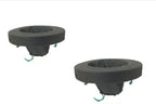 PondH2o 14" Round Floating Aquatic Water Garden Pond Planter Baskets, Floatable Aquatic Plant Flower Islands for Ponds, Aquaponics, Hydroponics and Water Features | Value 2 Pack